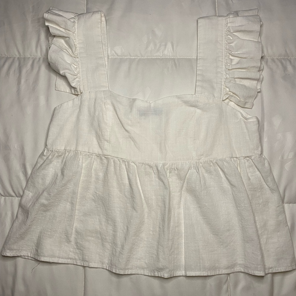 Shein Ruffle cropped top